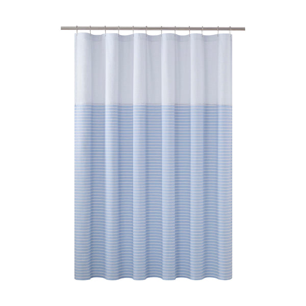 Martex Expression Crosby 72x72 Blue Shower Curtain