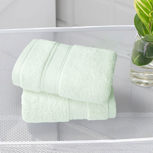 Indulgence 2Pc Hand Towel, Fair Jade|600 GSM Cotton