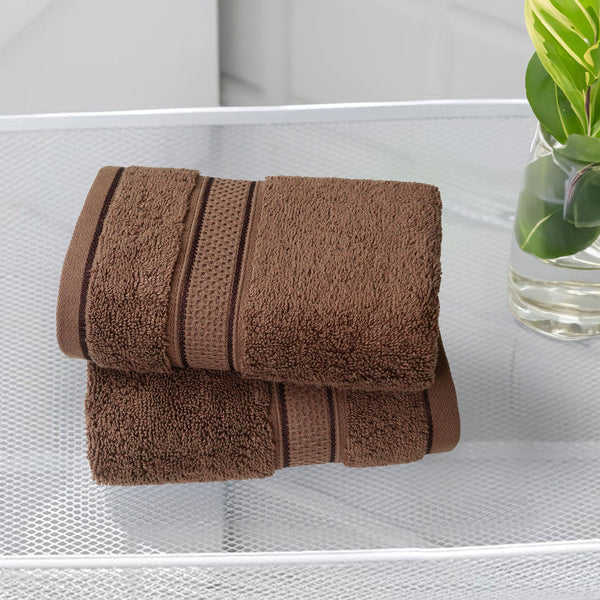 Indulgence 2Pc Hand Towel, Roasted Java|600 GSM Cotton