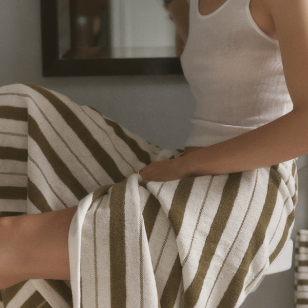 MADISON BATH SHEET
caper & chalk