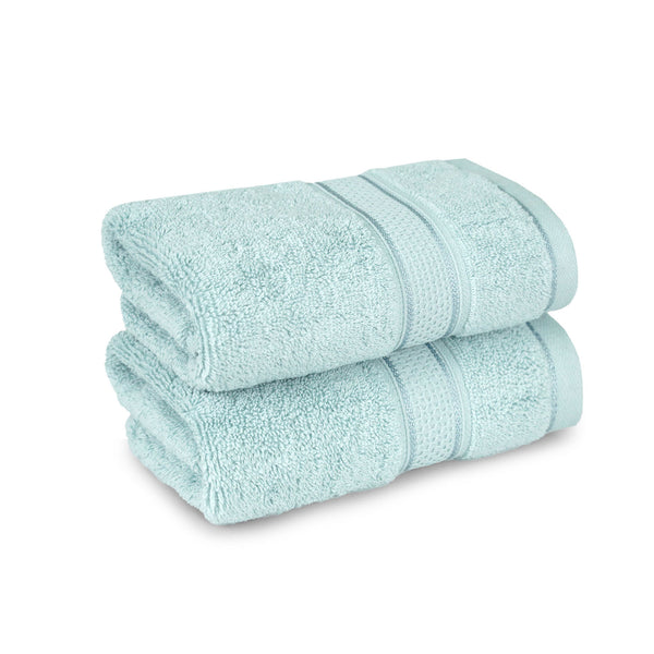 Indulgence 2Pc Hand Towel, Aqua Fresh|600 GSM Cotton