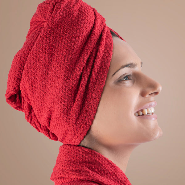 Urban Comfort Headwrap, Tango Red| 240 GSM Cotton