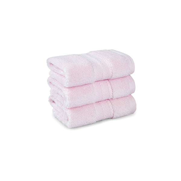 Luxury 3 Pc Face Towel Set, Blush Pink|625 GSM Premium Cotton| Antimicrobial