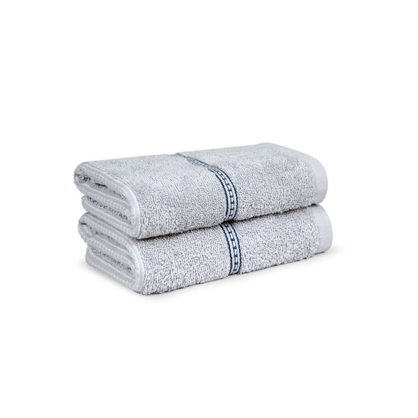 Urban Comfort 2 Pc Hand Towel Set, Disty Grey| 450 GSM Cotton|Dry Fast