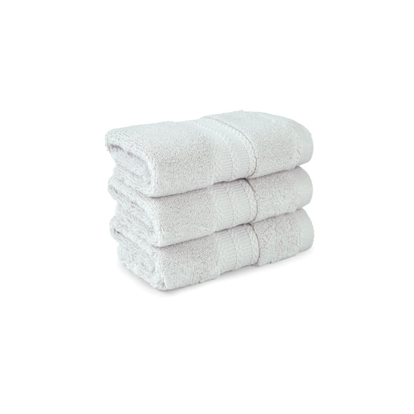 Luxury 3 Pc Face Towel Set, Demon Grey|625 GSM Premium Cotton| Antimicrobial