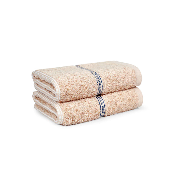Urban Comfort 2 Pc Hand Towel Set,Hexa Brown| 450 GSM Cotton|Dry Fast