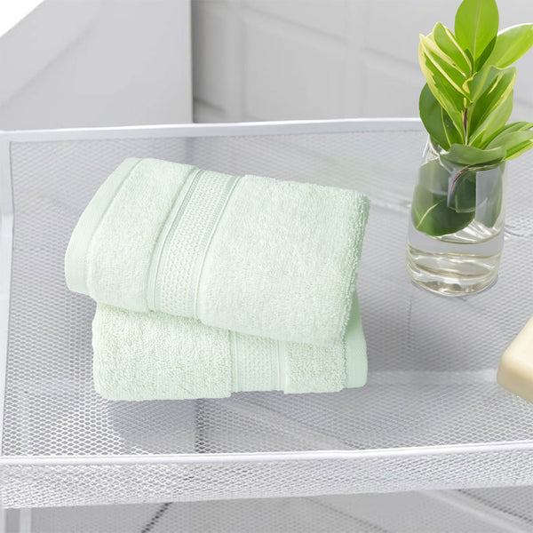 Indulgence 2Pc Hand Towel, Fair Jade|600 GSM Cotton