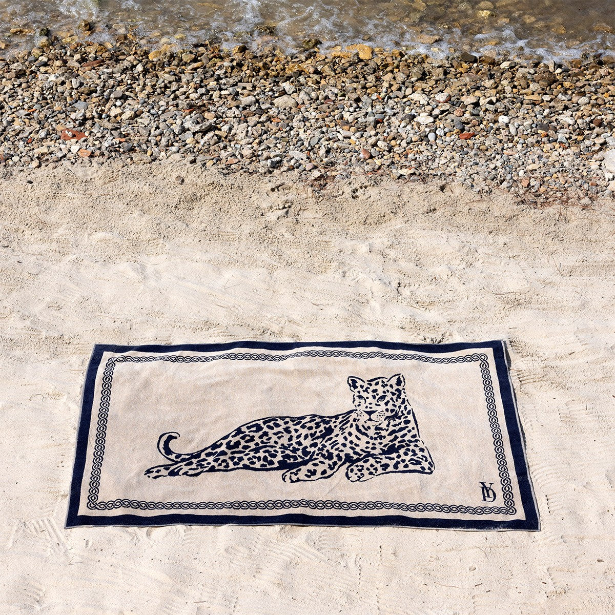 Yves Delorme Leopard Beach Towel