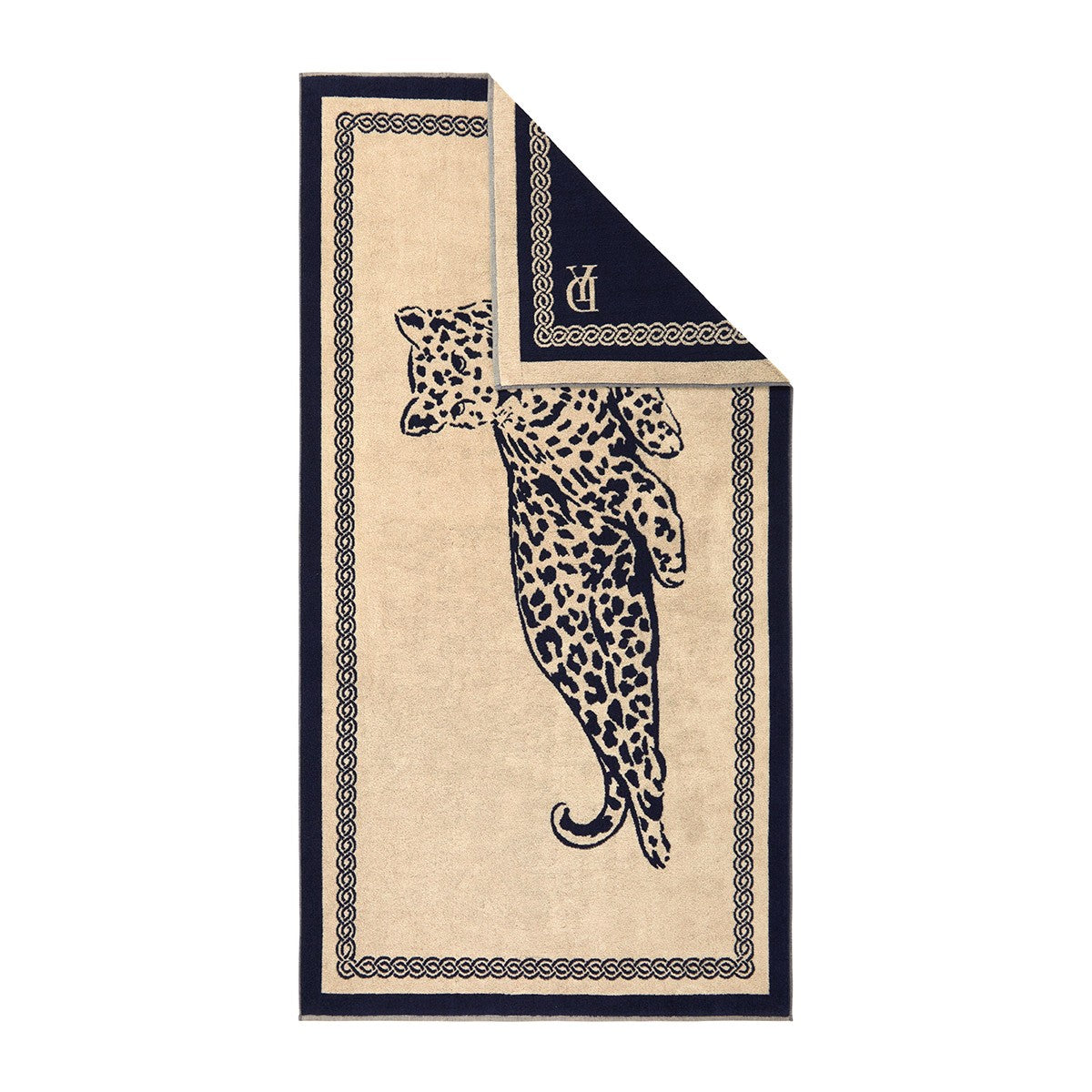 Yves Delorme Leopard Beach Towel