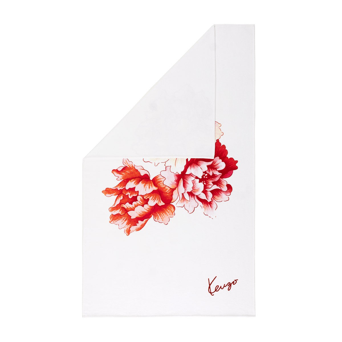 Kenzo K Peony Beach Towel