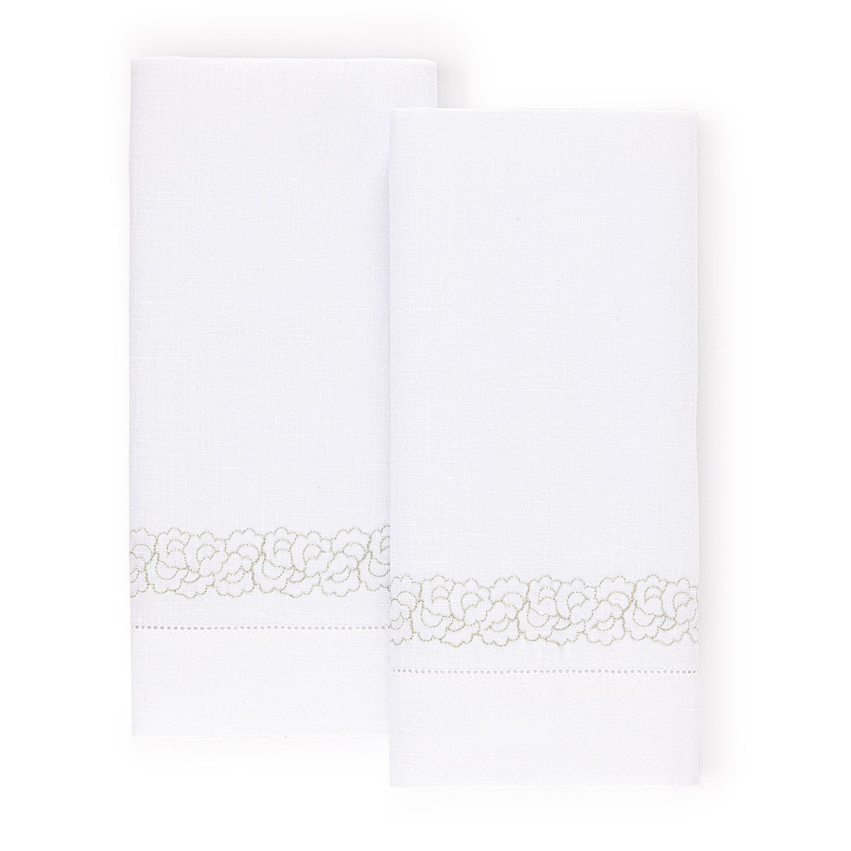 Yves Delorme Festons Guest Towel Set of 2