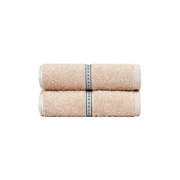 Urban Comfort 2 Pc Hand Towel Set,Hexa Brown| 450 GSM Cotton|Dry Fast