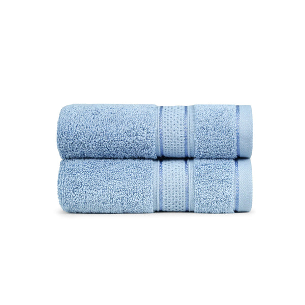 Indulgence 2Pc Hand Towel, Bora Blue|600 GSM Cotton