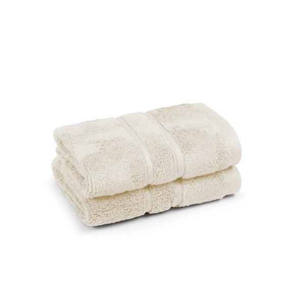 Luxe Home 2Pc Face Towel, Lamb's Wool| 600 GSM Cotton Bamboo