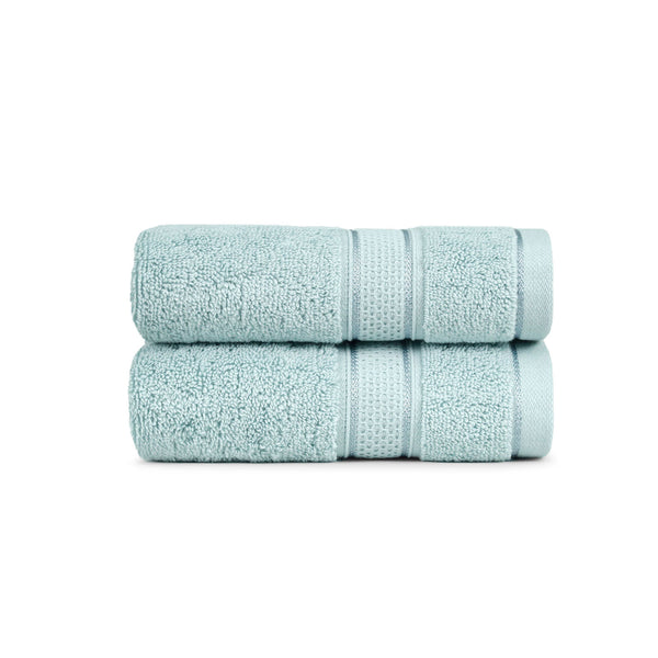 Indulgence 2Pc Hand Towel, Aqua Fresh|600 GSM Cotton