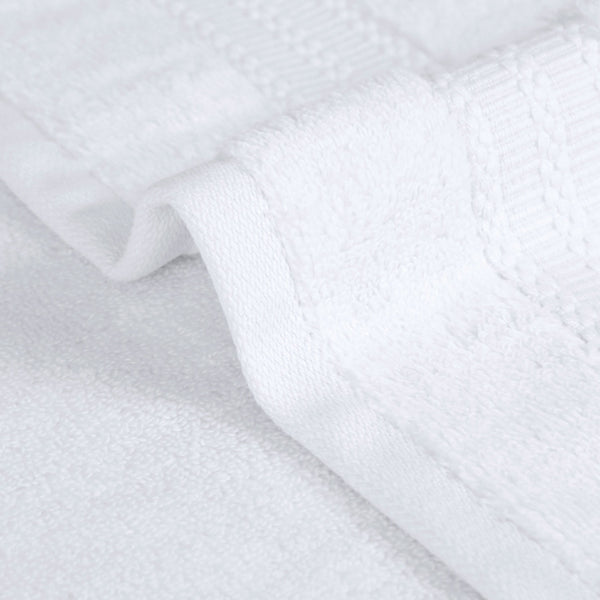 Luxury 3 Pc Face Towel Set, Delice White|625 GSM Premium Cotton| Antimicrobial