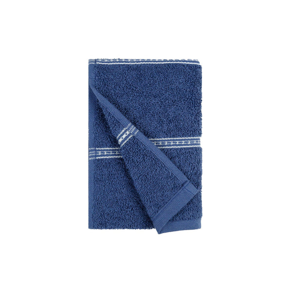 Urban Comfort 2 Pc Hand Towel Set,Doodle Blue| 450 GSM Cotton|Dry Fast