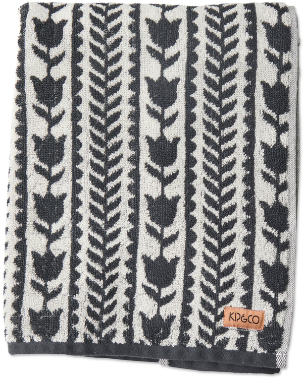 Flower Chain Terry Bath Sheet / Beach Towel