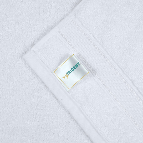 Indulgence 2Pc Hand Towel, Bright White|600 GSM Cotton
