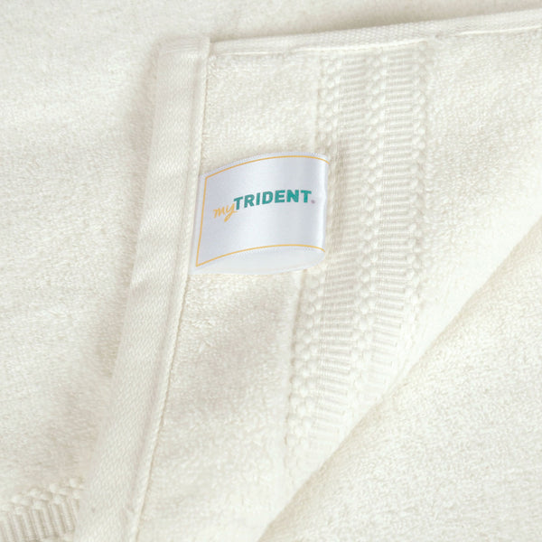 Luxury 3 Pc Face Towel Set, Cashmere Ivory|625 GSM Premium Cotton| Antimicrobial