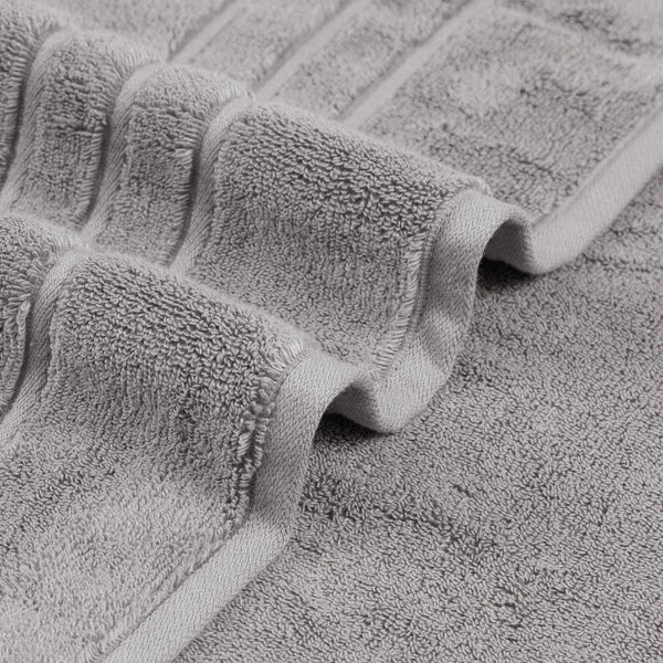 Luxe Home 2Pc Face Towel, Charcoal| 600 GSM Cotton Bamboo