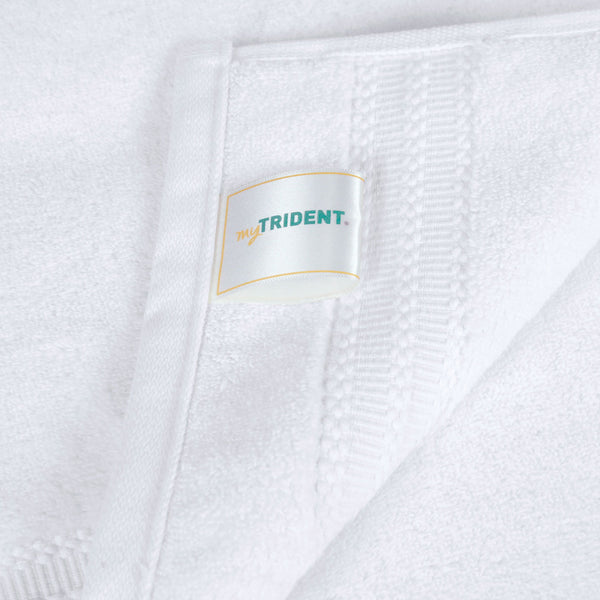 Luxury 3 Pc Face Towel Set, Delice White|625 GSM Premium Cotton| Antimicrobial