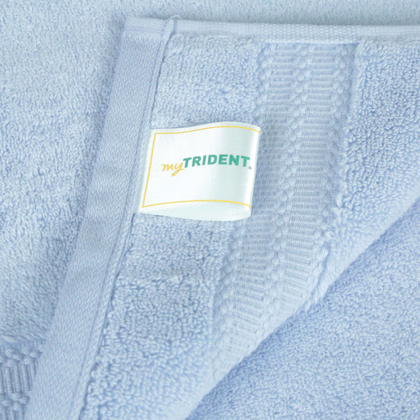 Luxury 3 Pc Face Towel Set, Grace Blue|625 GSM Premium Cotton| Antimicrobial