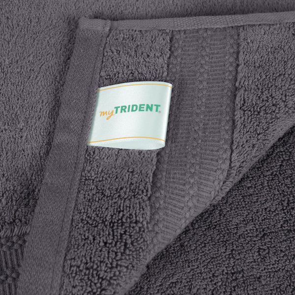 Luxury 3 Pc Face Towel Set, Ash Grey|625 GSM Premium Cotton| Antimicrobial