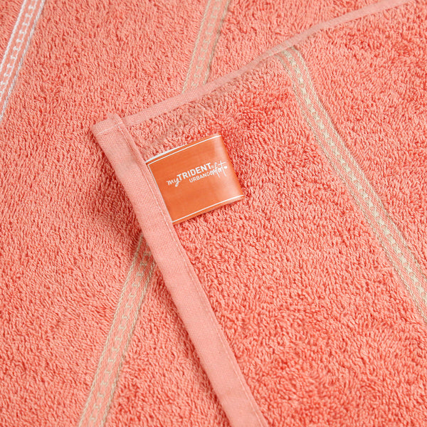 Urban Comfort 2 Pc Hand Towel Set, Brick Red| 450 GSM Cotton|Dry Fast