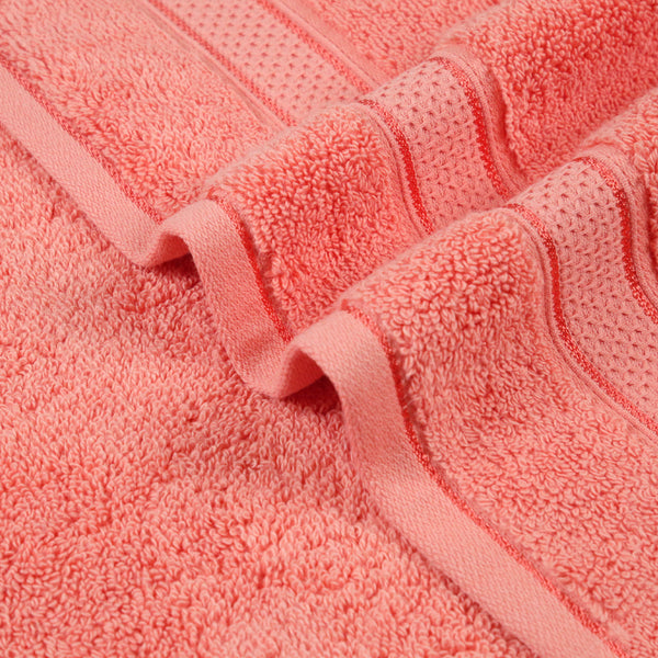 Indulgence 2Pc Hand Towel, Coral Pink|600 GSM Cotton