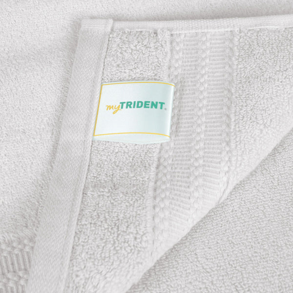 Luxury 3 Pc Face Towel Set, Demon Grey|625 GSM Premium Cotton| Antimicrobial