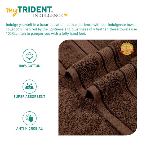 Indulgence 2Pc Hand Towel, Roasted Java|600 GSM Cotton