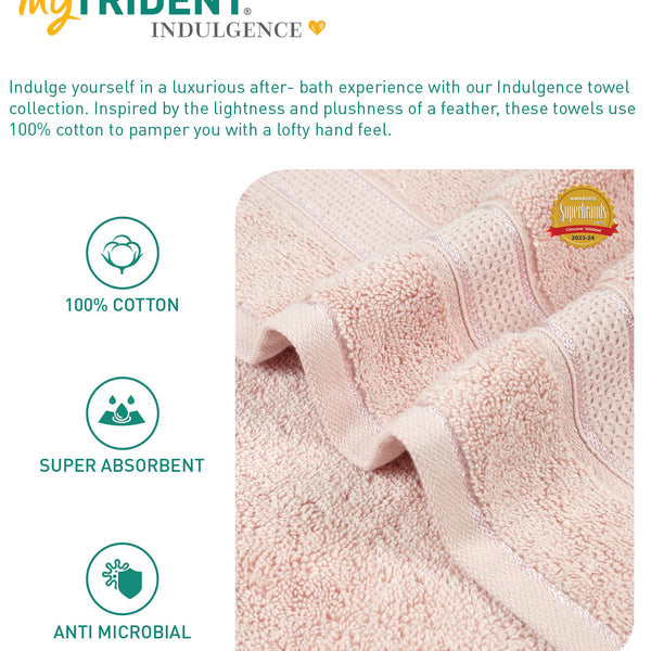 Indulgence 2Pc Hand Towel, Basic Pink|600 GSM Cotton