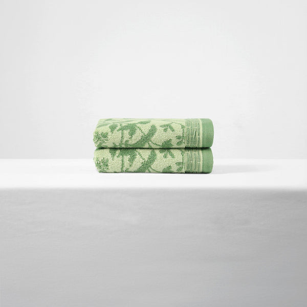 Indulgence Painterly Patterns 2 Pc Hand Towel Set, Amaryliss |575 GSM Cotton