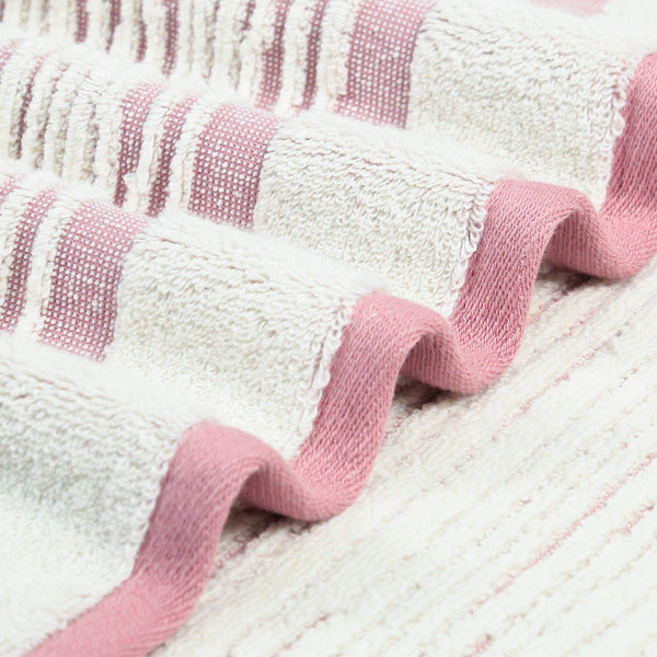 Indulgence Painterly Patterns 2 Pc Hand Towel Set, Dahlia |575 GSM Cotton