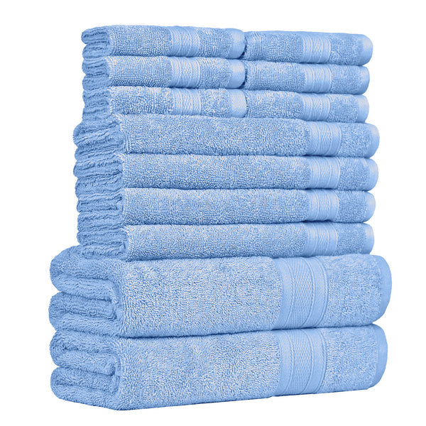 Soft Comfort 12Pc Towel Set, Allure|509 GSM Cotton|Air Rich Technology