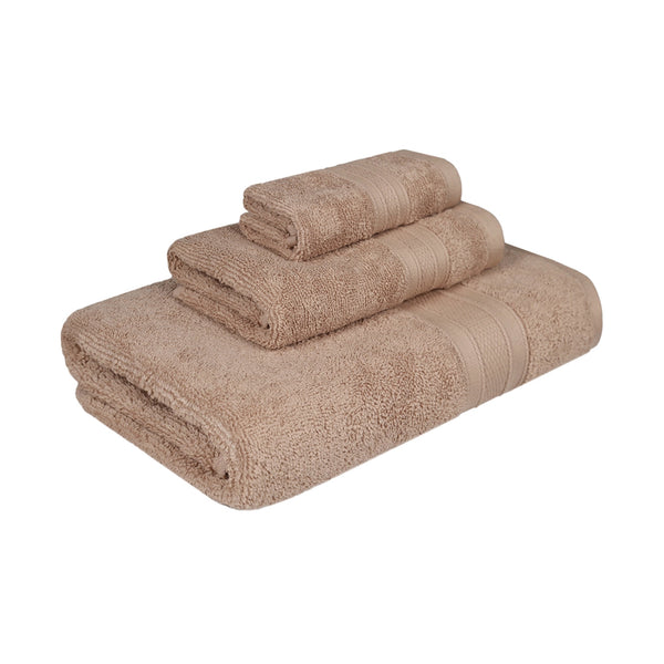 Soft Comfort 3Pc Towel Set, Acron|509 GSM Cotton|Air Rich Technology