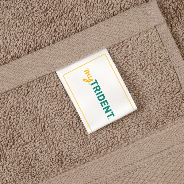 Soft Comfort 4Pc Hand Towel Set, Acron Brown|509 GSM Cotton|Air Rich Technology