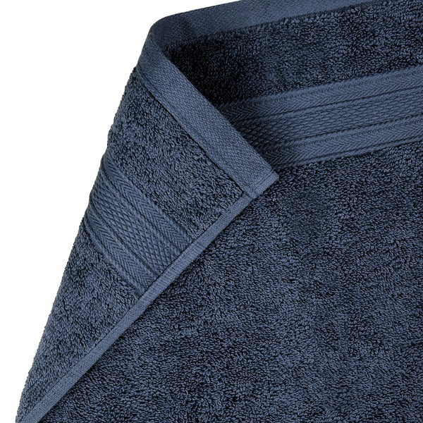 Soft Comfort 4Pc Hand Towel Set,Navy Blue|509 GSM Cotton|Air Rich Technology