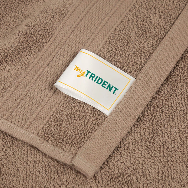 Soft Comfort 6Pc Face Towel Set, Acron,Brown|509 GSM Cotton|Air Rich Technology