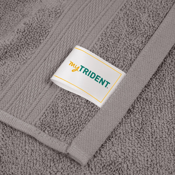 Soft Comfort 6Pc Face Towel Set, Charcoal|509 GSM Cotton|Air Rich Technology