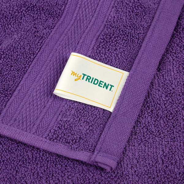 Soft Comfort 6Pc Face Towel Set,Plum,Purple|509 GSM Cotton|Air Rich Technology