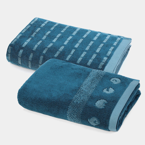 Shivan & Narresh 2Pc Bath Towel Gift Set, Surocco|400 TC Cotton