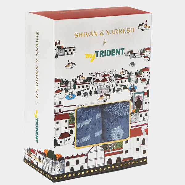 Shivan & Narresh 2Pc Bath Towel Gift Set, Jaiscape|400 TC Cotton