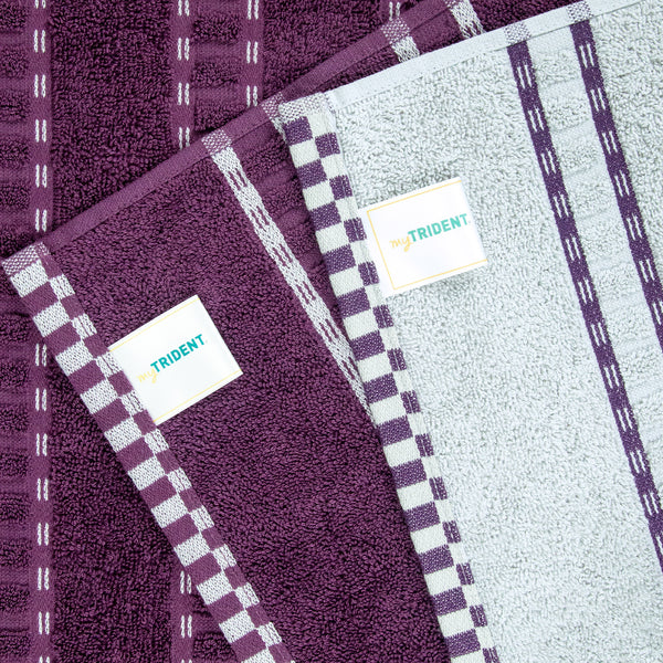 His & Her 2 PC Bath Towel Set, Adam & Eve|500 GSM Cotton