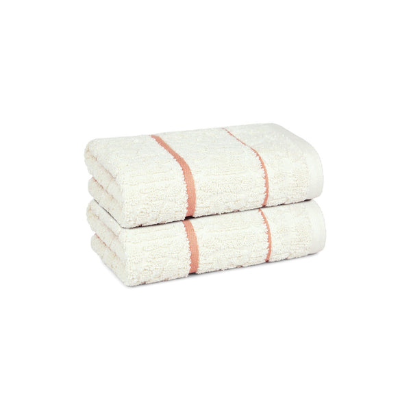 Indulgence By The Fireplace 2Pc Hand Towel Set, Ripple|600 GSM Cotton