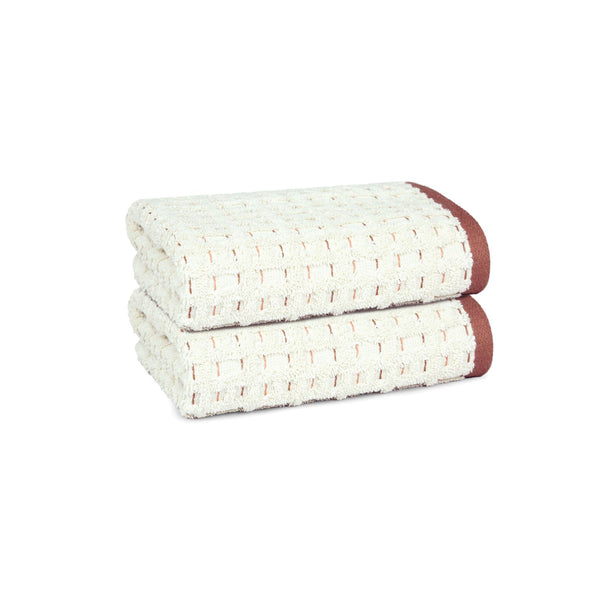 Indulgence By The Fireplace 2Pc Hand Towel Set, Odyssey|600 GSM Cotton