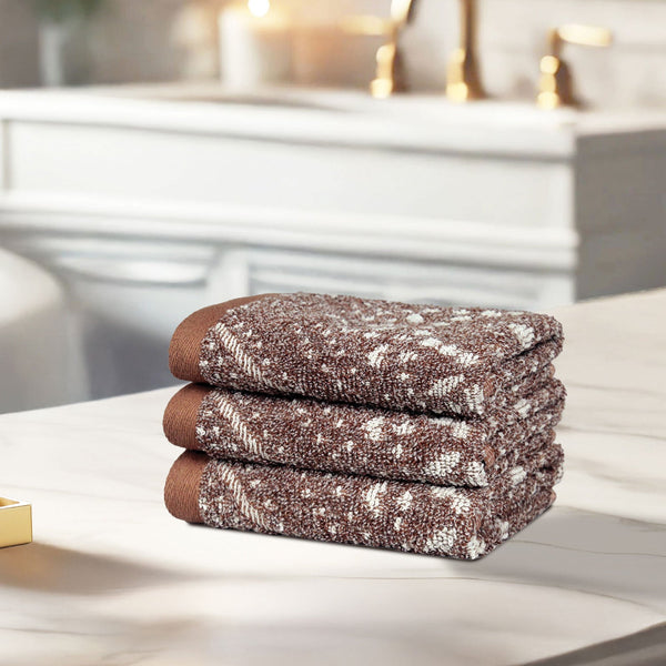 Indulgence By The Fireplace 3Pc Face Towel Set, Arkin|600 GSM Cotton
