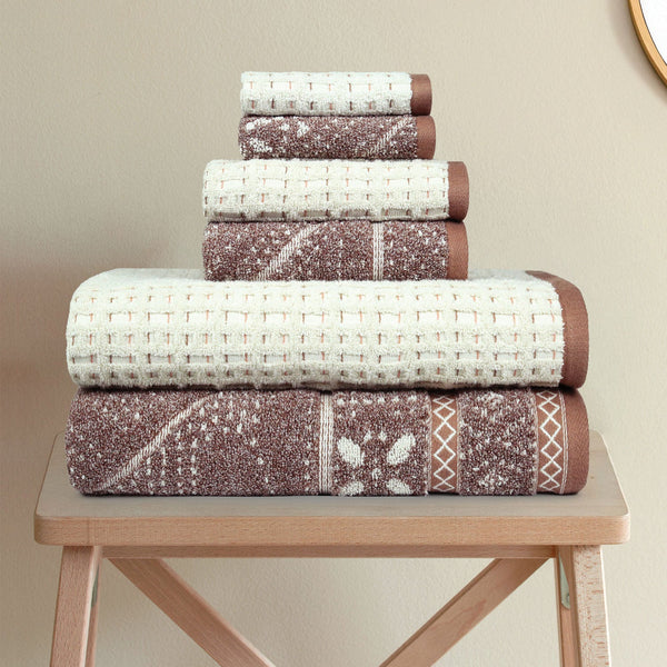 Indulgence By The Fireplace 6Pc Towel Set, Ark-Od|600 GSM Cotton