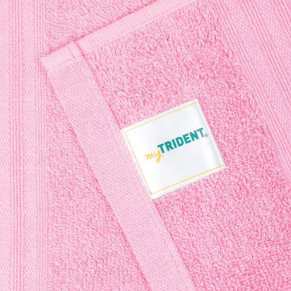 Celebration 4Pc Towel Gift set, Powder Pink| 450 GSM Cotton